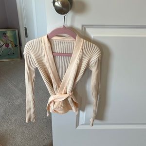 Girls Repetto size 8 rib knit pull over. Never worn; purchased in France